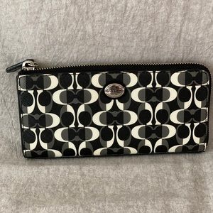 Coach Accordion Zip Wallet